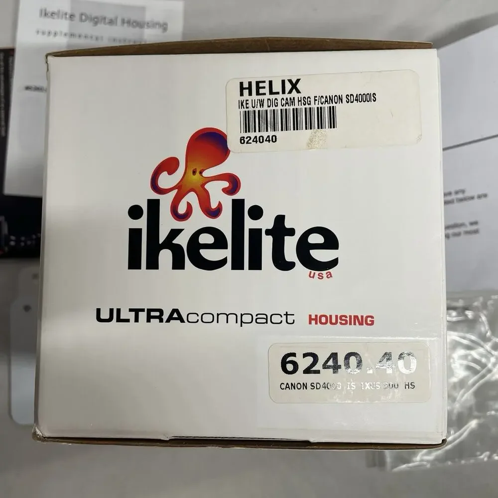 Ikelite Underwater Housing for Canon PowerShot SD4000 IS Camera Waterproof Case